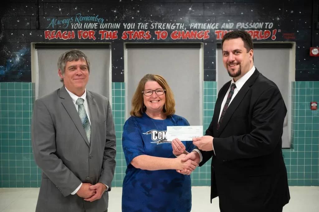 Donation to Madison Cross Roads Elementary School