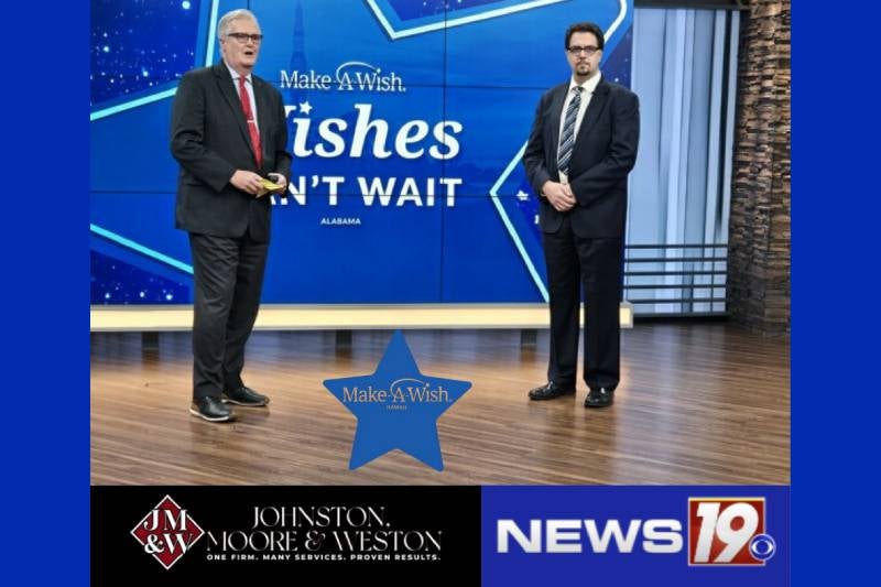Johnston, Moore & Weston supporting Make-A-Wish Alabama